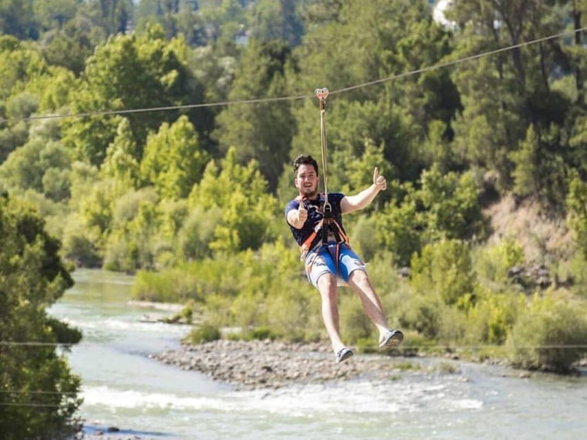 Antalya Rafting, Buggy/Quad, Zipline & Lunch with Swim Break - Reaching Köprülü Canyon from Antalya