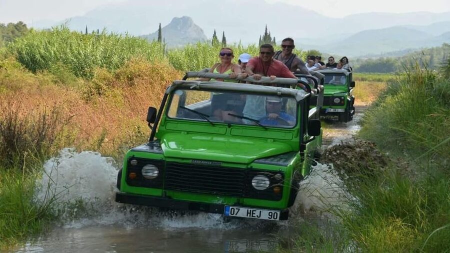 Antalya: Rafting with Lunch and Zipline/ATV or Jeep Option - Adding ziplining over the canyon