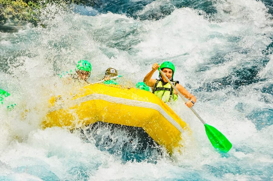 Antalya: Ziplining, Rafting, Jeep Tour & Quad Safari w/Lunch - What the 14-kilometer rafting trip feels like