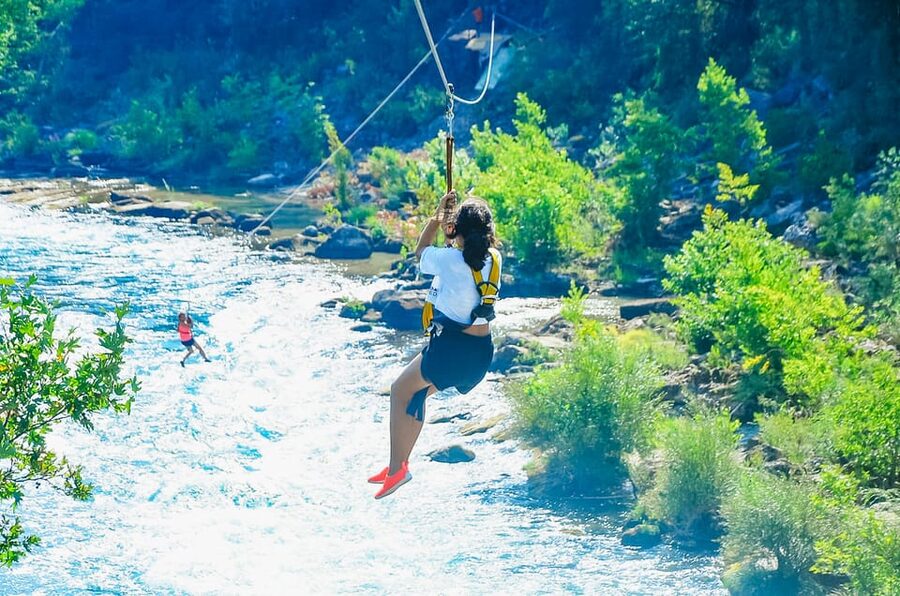 Antalya: Ziplining, Rafting, Jeep Tour & Quad Safari w/Lunch - The zipline adds a short final rush