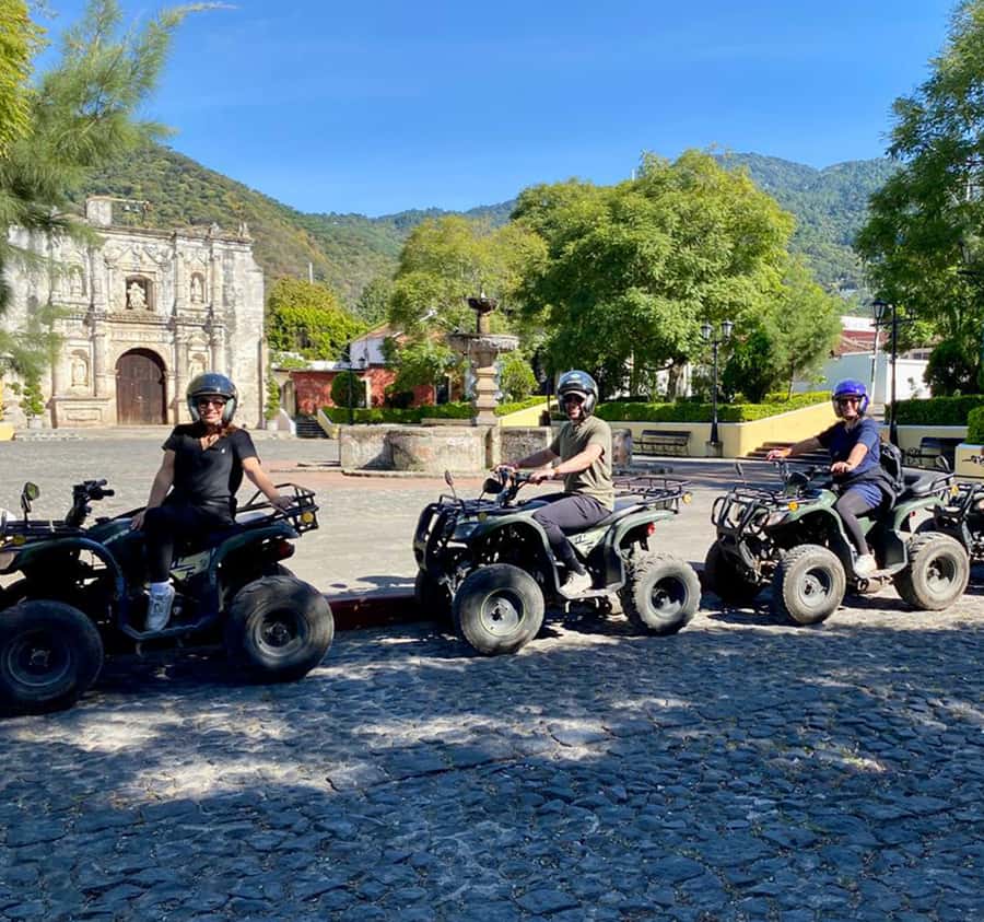Antigua Villages Atv Tour - San Antonio Aguas Calientes and traditional textiles