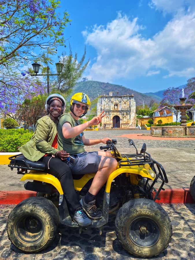 Antigua Villages Atv Tour - San Juan del Obispo, chocolate, wine, and the first big view