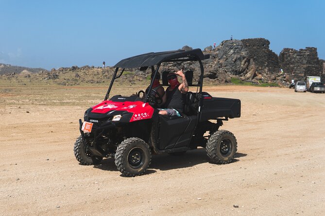 Aruba 2-Seater UTV Tour Adventure with Kini Kini - Swimming, cave pools, and changing conditions