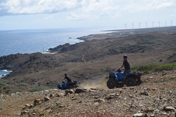 Aruba Off-Road ATV Tour with Cave Pool Swim - Black Stone Beach and the Natural Pool