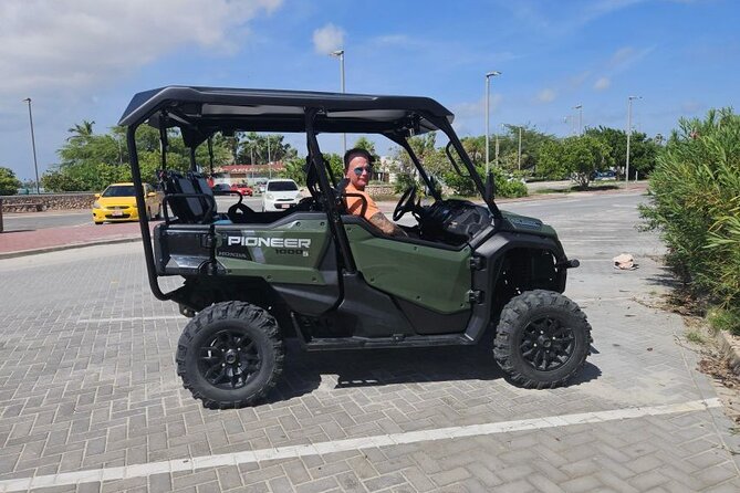 Aruba UTV Rental: 4-Seater for Adventure Exploration - The open-air ride: fun, hot, and exposed