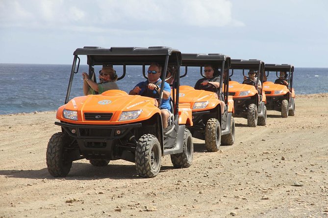 Aruba UTV Tour with Natural Cave Pool and Cliff Jumping - Andicuri Beach, Shark Bay, and Rough Coastal Water