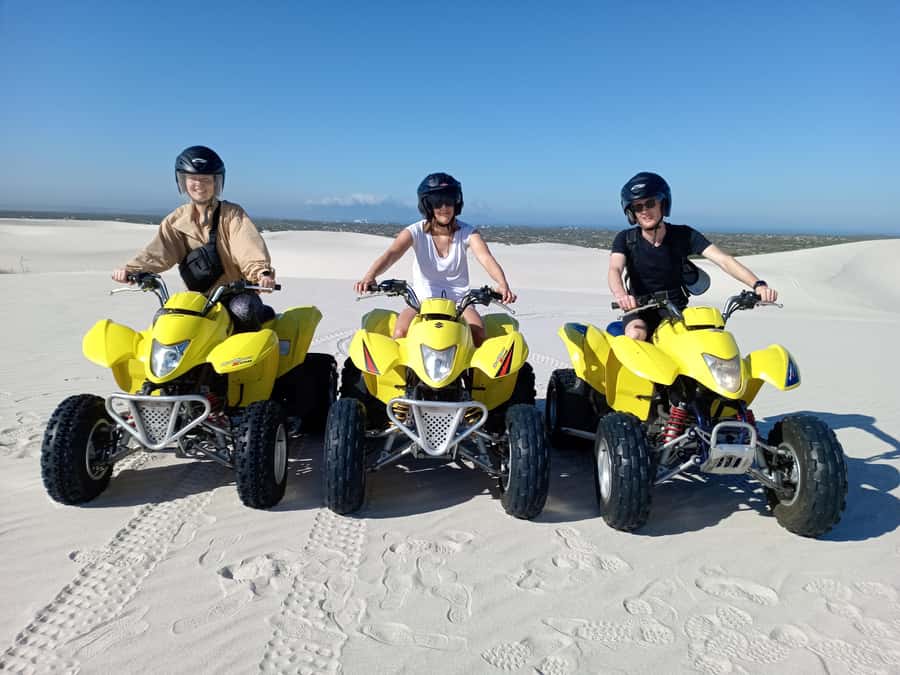 ATLANTIS DUNES-CAPE TOWN: ATV ADVENTURE & PHOTO SESSION - Getting to the white dunes from Cape Town