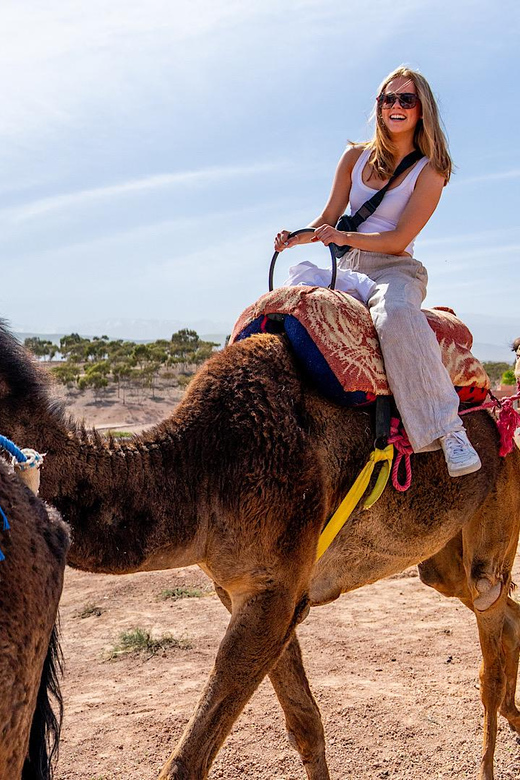 Atlas Mountain & Agafay:Quad Biking and Camel Ride Adventure - A quieter 30-minute camel ride