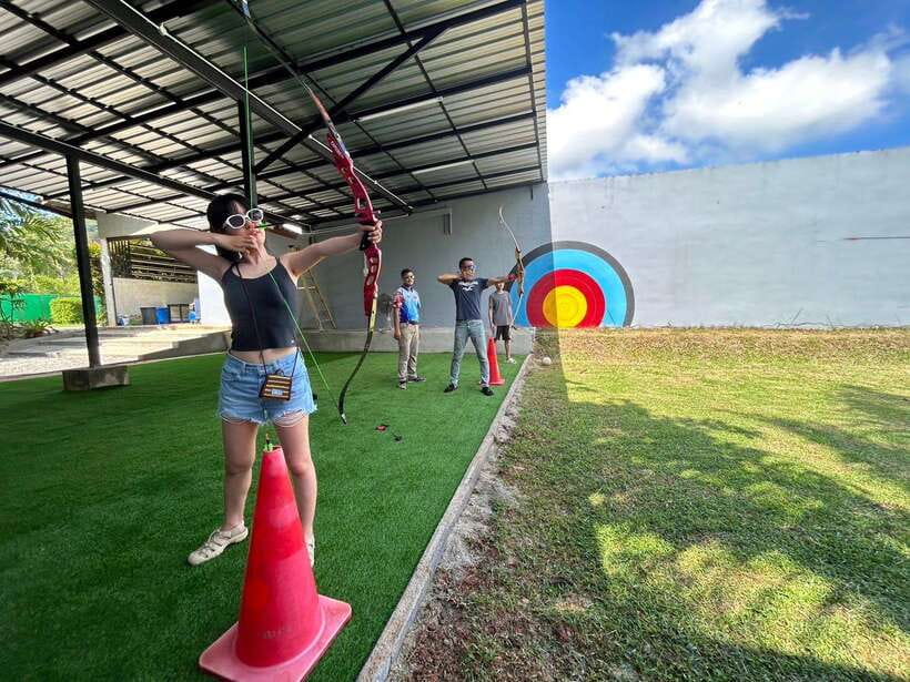 ATV adventure (30 min) and Archery (30 min) - Archery: a calm second act after the ATV