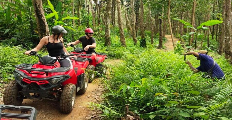 Atv adventure in jungle & city tour Phuket landmarks - The ATV ride through Phuket’s jungle