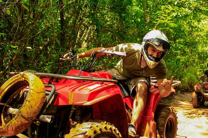 ATV Adventure, Interactive Bridges, Ziplines, Cenote and Lunch - Ziplines and Hanging Bridges Above the Jungle