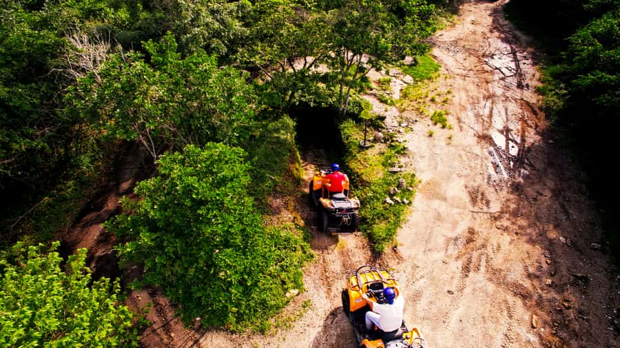 ATV Adventure to Jade Cavern Double - Guides, safety gear, and group size
