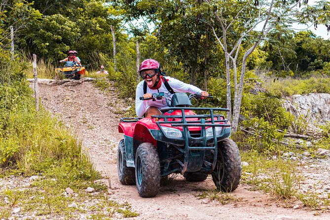 ATV Adventure to Jade Cavern with transfer - Jade Cenote, stalactites, bats, and a possible swim