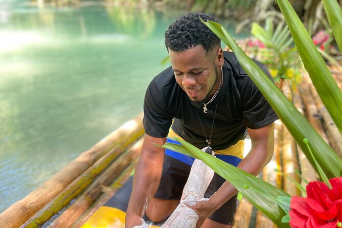ATV, Bamboo Rafting, Horseback Ride n Swim Guided Tour - Bamboo rafting on the Rio Nuevo