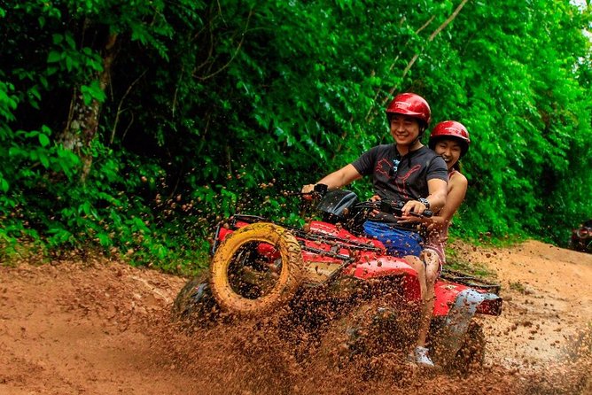 Atv experience, Ziplines adventure and Cenote swim from Cancun and Riviera Maya - The zipline circuit offers the most dependable thrill