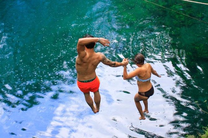Atv experience, Ziplines adventure and Cenote swim from Cancun and Riviera Maya - The Maya cenote is natural, dark, and not polished