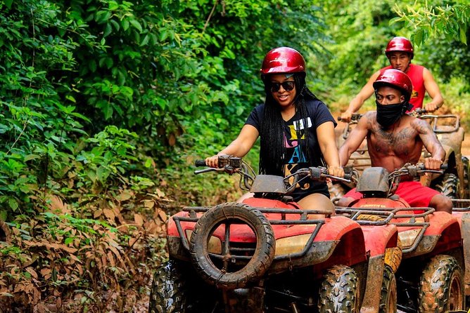Atv experience, Ziplines adventure and Cenote swim from Cancun and Riviera Maya - Pickup helps, especially with the access road