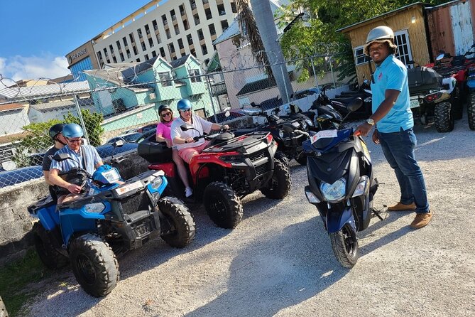 ATV Half Day City Tour in Nassau: Guided Tour With Free Samples - Fort Charlotte and the harbor view