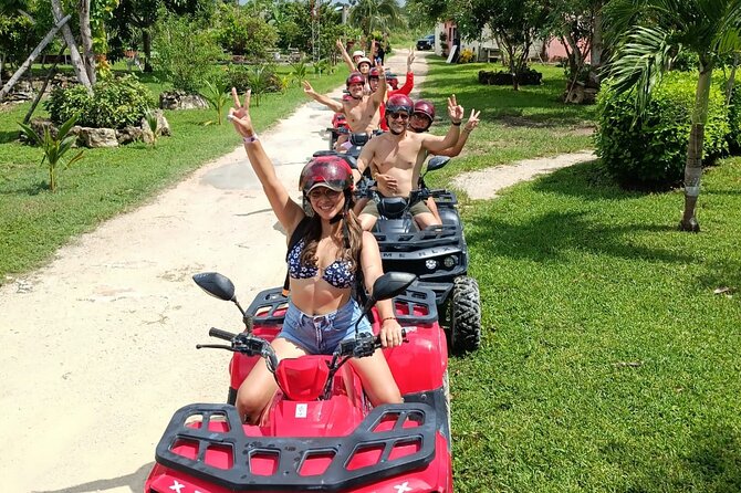 ATV Jungle discovering the wild Jade Cavern and Mayan Village - Starting near Cozumel’s cruise piers