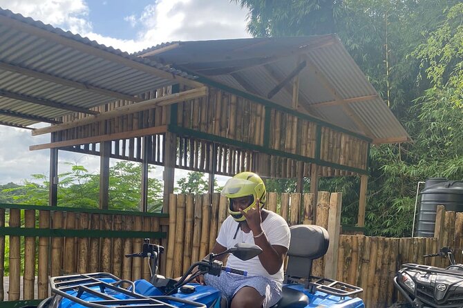 ATV Jungle Ride and Sunset at Rick’s Cafe from Montego Bay - Getting ready for the ATV trail