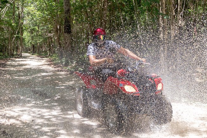 ATV Mud Kicking and Snorkeling by Boat in Cozumel - Lunch, open bar, and beach-club time