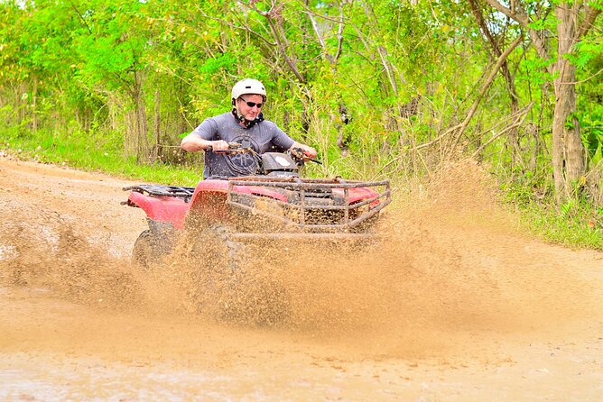 ATV OR BUGGY Ride Into the jungle with cave coffee & chocolate - Entering the clear-water cave