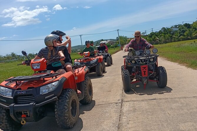 ATV Quad Bike Hoi An Adventure & BBQ Feast - Cooling off at the stream