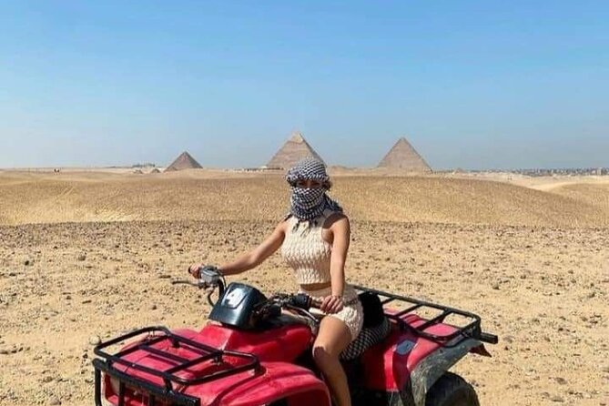 ATV Quad Bike Ride At GIZA Pyramids & BBQ Dinner. - The guide and private attention