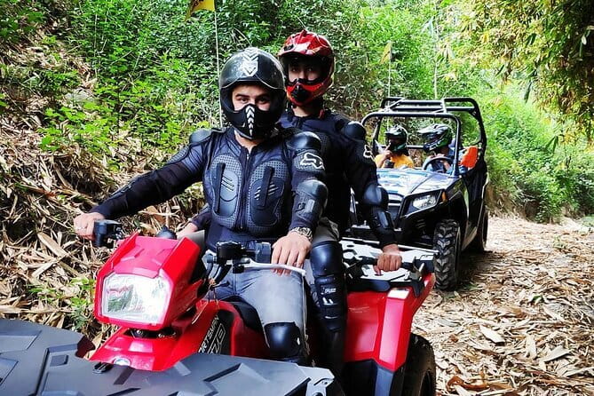 ATV QUAD BIke Riding 3 Kms Sportsman 570 - The first section through the tea gardens