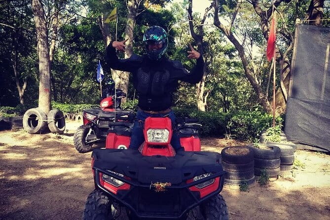 ATV QUAD BIke Riding 3 Kms Sportsman 570 - Steep slopes and hairpin bends