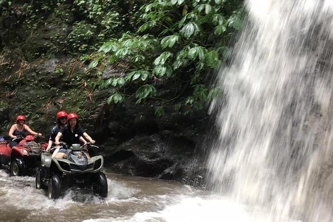 ATV Quad Bike Through Tunnel and Waterfall in Bali - Starting near Payangan with a quick safety setup