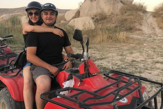Atv Sunset Tour in Cappadocia - Pickup from Göreme and getting ready to ride