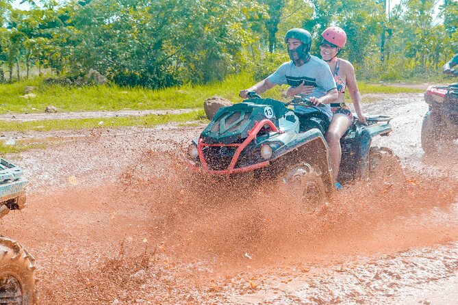 ATV through the cenote jungle, chocolate tasting AND coffee - The cenote-style cave and clear blue water