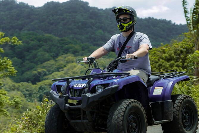 ATV Tour in St Lucia - The ride begins with a safety check and practice run