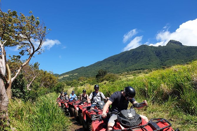 ATV Tour of St Kitts - Sugar cane fields and St. Kitts views