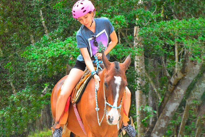 ATV Tour, Zip Lines, Horseback Riding, Cenote and Tequila Tasting - ATV riding through the jungle