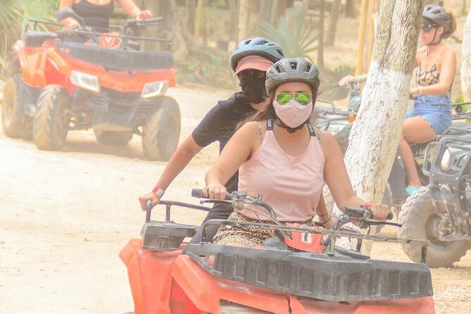 ATV Tour, Ziplines and Cenote with Lunch and Transportation - Mexican food after the action