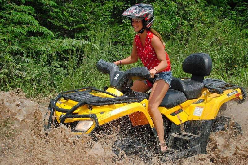 Atv , Zipline and cenote swim experience in the jungle! - From your hotel to Puerto Morelos