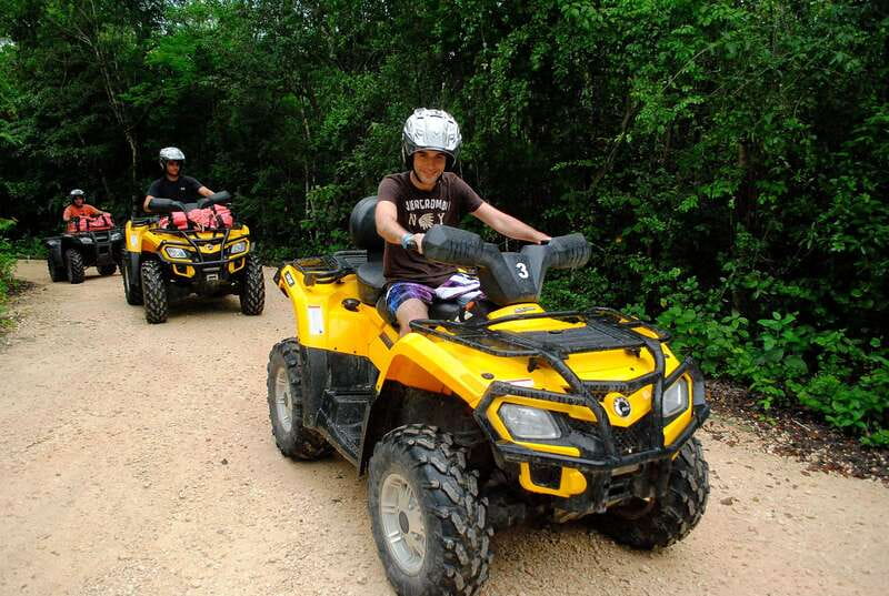 Atv , Zipline and cenote swim experience in the jungle! - The shared ATV ride
