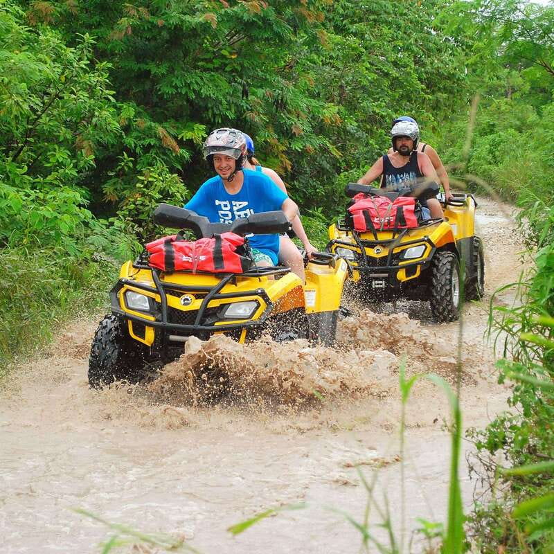 Atv , Zipline and cenote swim experience in the jungle! - Arriving at the jungle park