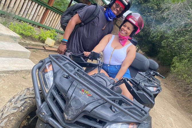 ATV, Zipline, Horseback, Bamboo Rafting and Rick’s Cafe - Ziplining with patient guides