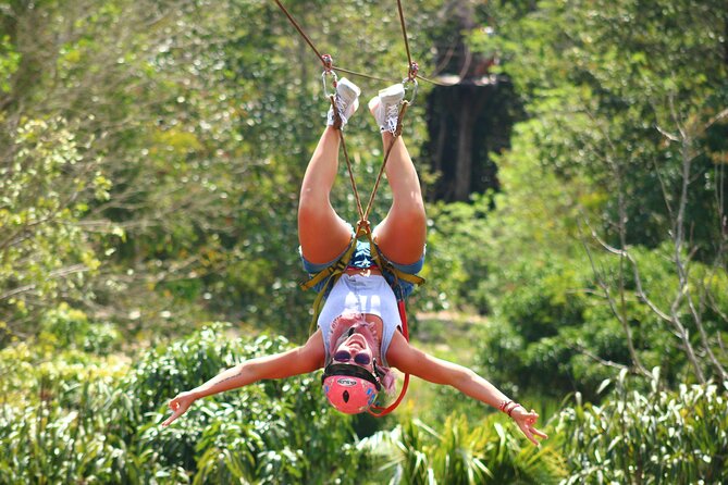 ATV, Ziplines & Cenote. Lunch & Tequila Tasting Included - Four ziplines and hanging bridges