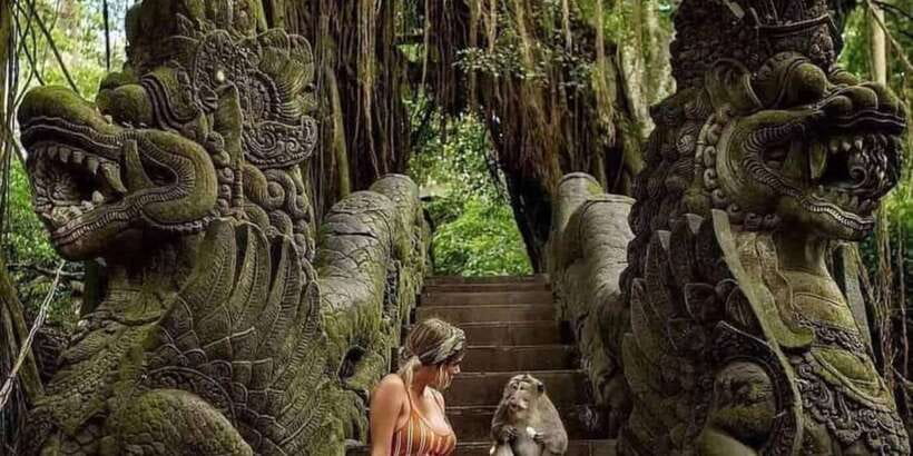 Bali: ATV Gorilla Cave, Ubud Monkey Forest, & Waterfall Tour - Tegenungan Waterfall for photos and a swim