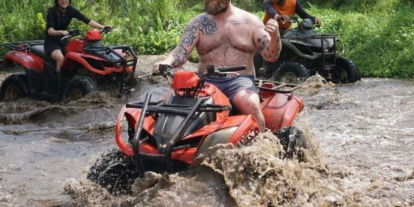 Bali: ATV Gorilla Cave, Ubud Monkey Forest, & Waterfall Tour - Pickup areas, timing, and the shape of the day