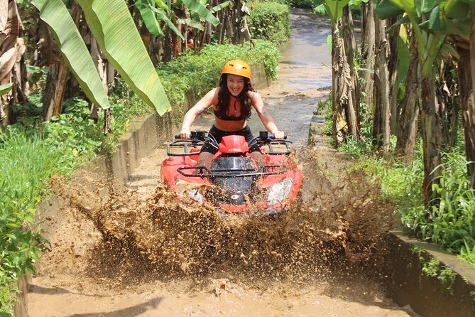 Bali ATV Quad Bike Adventures - Rice fields, bamboo, rivers, and the tunnel
