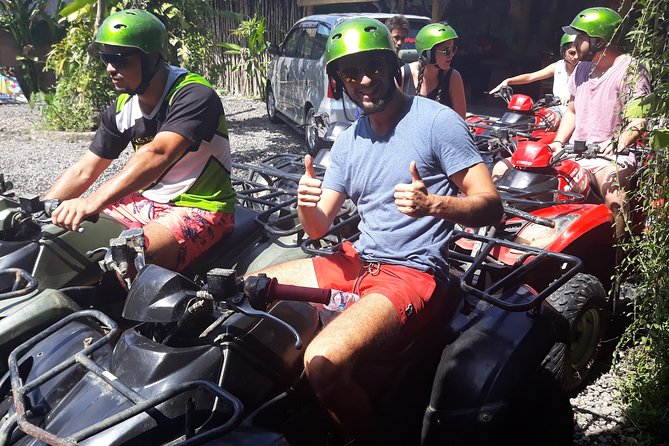 Bali ATV Rafting And Ubud Waterfall Private Tour - ATV riding through jungle tracks and rice fields