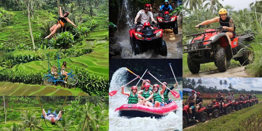 Bali: ATV Rafting Zipline Swing &Sky Bike in Ubud Rice Field - What this Ubud adventure actually includes