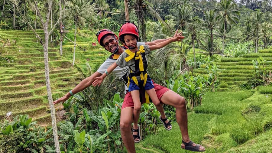 Bali: ATV Rafting Zipline Swing &Sky Bike in Ubud Rice Field - What is included, and what is not