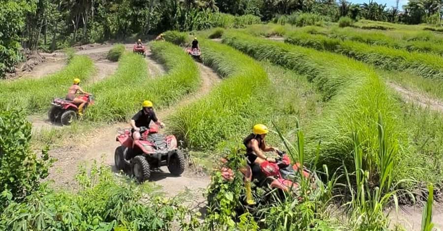 Bali: ATV Ride Adventure with track river bank, dense forest - Starting the ride: safety, equipment, and instruction