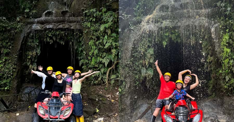 Bali: ATV Ride Adventure with track river bank, dense forest - Single ATV or tandem ride: choose carefully